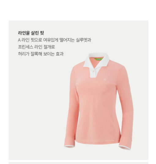 áo thun golf nữ cutterbuck hồng 3