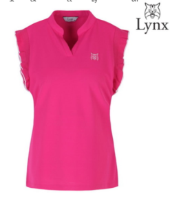 Áo golf nữ lynx hàn quốc màu hồng