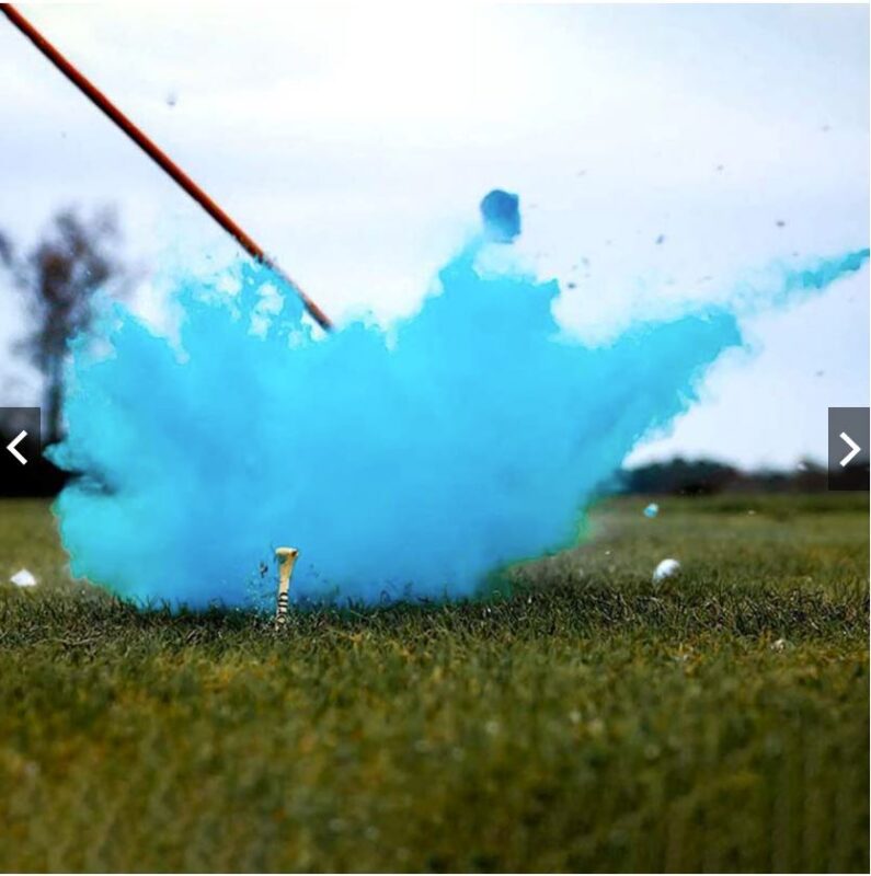 Là một loại bóng golf đặc biệt tạo ra hiệu ứng khói khi được đánh